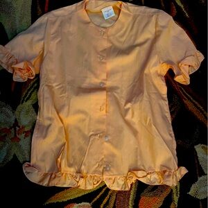 1950’s store stock cotton short sleeve blouse